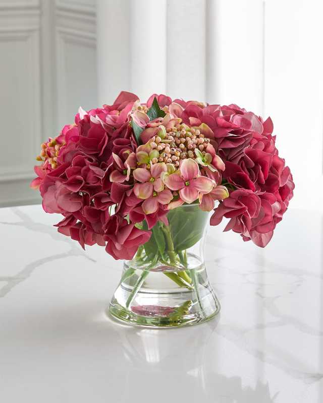 Bursting Hydrangea Floral Arrangement